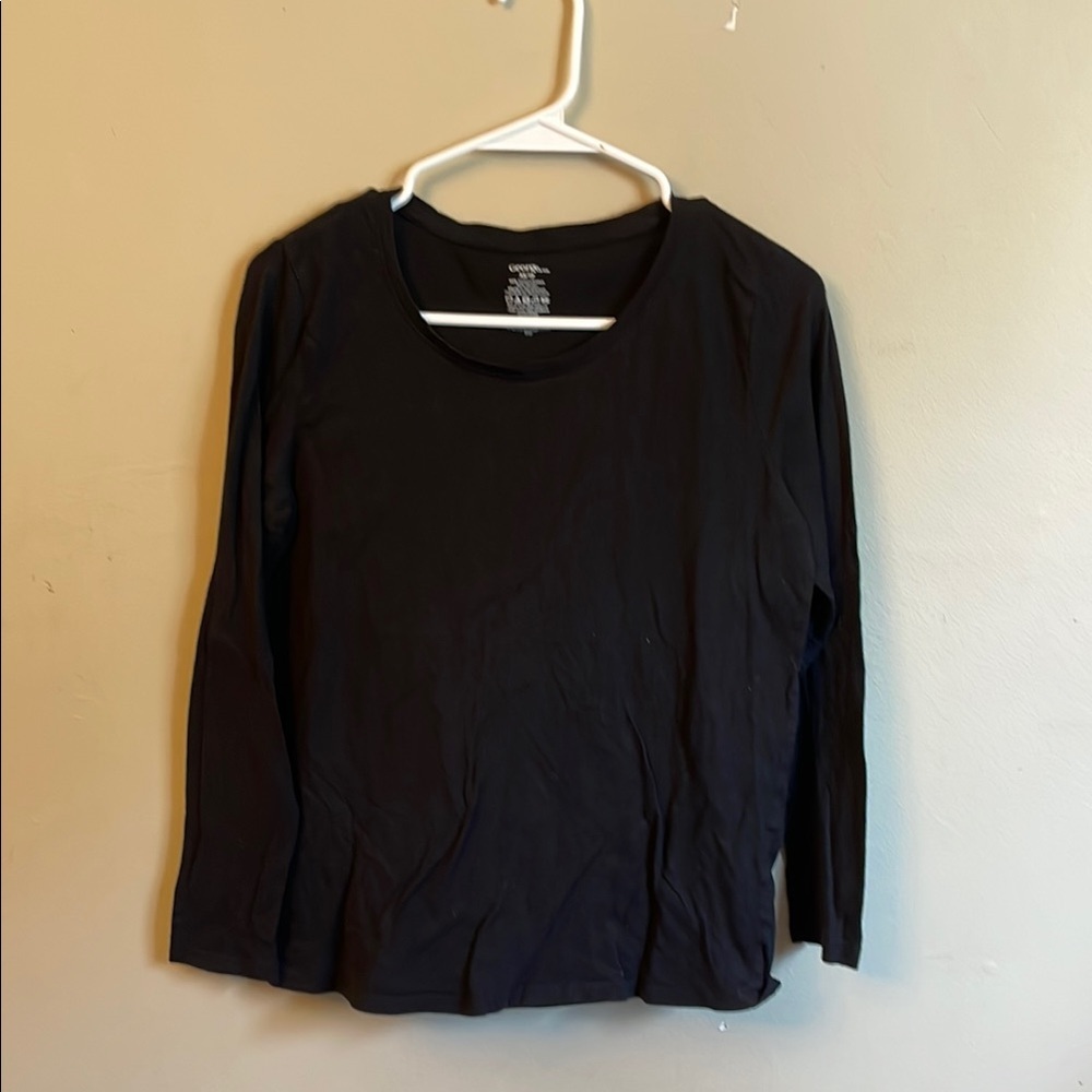 Women's Black Long Sleeve Top (Bin C)​